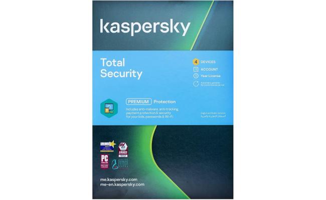 Kaspersky Total Security Premium Protection - 4 Devices